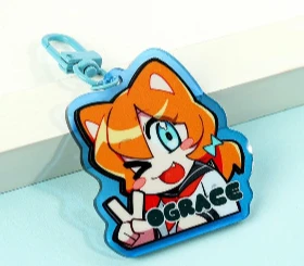 定制半透亚克力钥匙扣