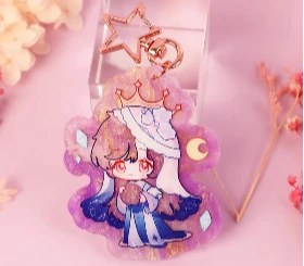 Custom Pearl Acrylic Keychains