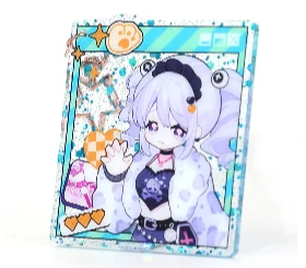 Custom Sequin Acrylic Keychains