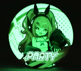 定制夜光圆形马口铁