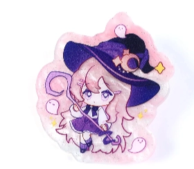 Custom Pearl Acrylic Pins