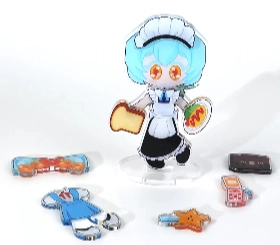 Custom Magnetic Dress-up Acrylic Standees
