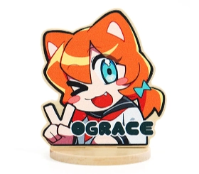 Custom Natural Wooden Standees