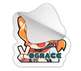 Custom Pearl Paper Stickers