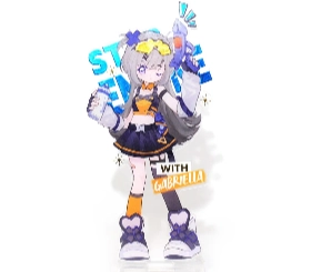 Custom Raised Foil Printing Cold Foil Stamping Acrylic Standees