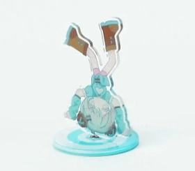 Custom Rotating Acrylic Standees