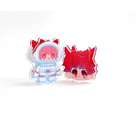 Custom Acrylic Binder Clips