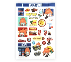 定制透明PET整版贴纸